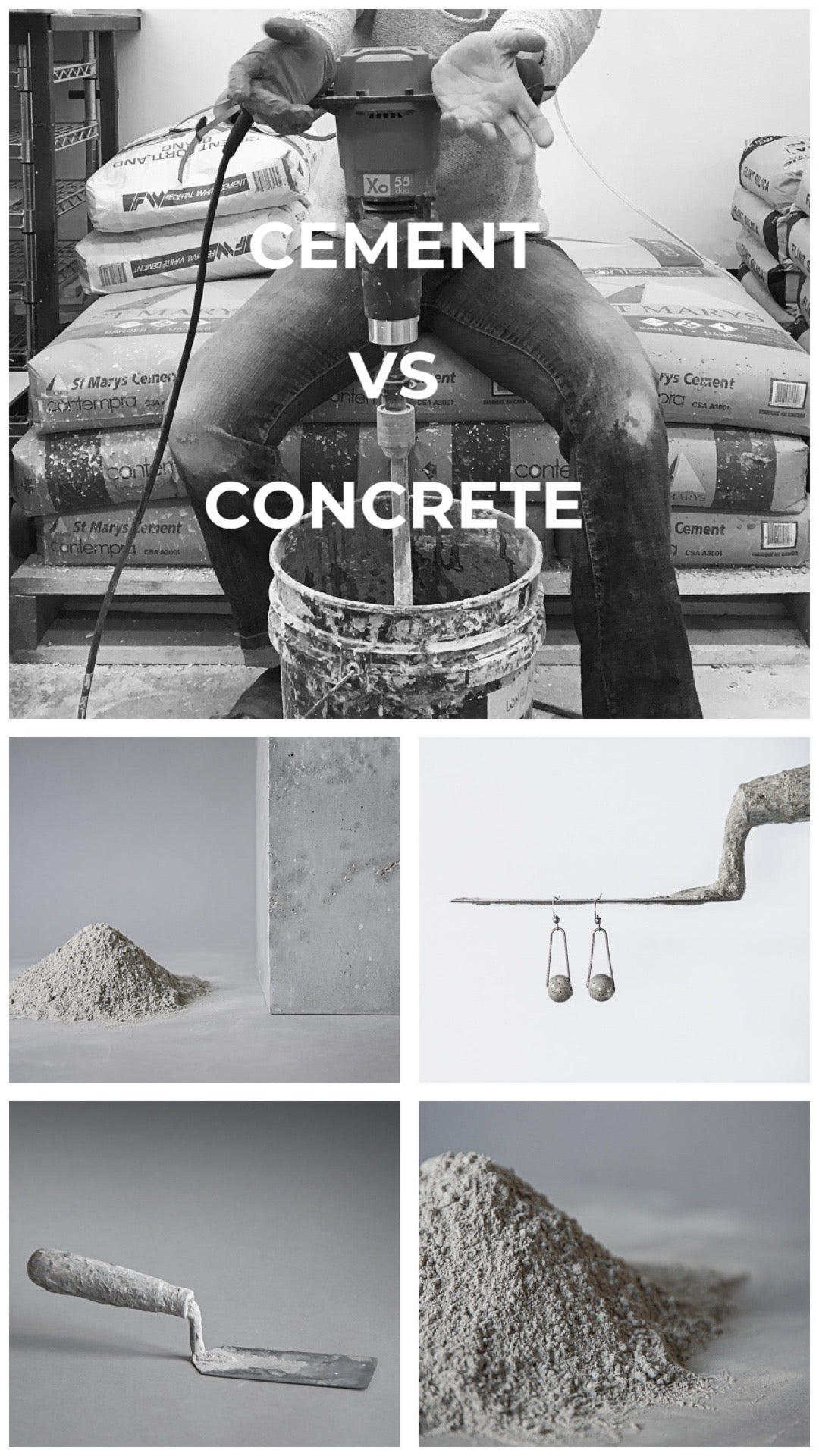 Cement vs. Concrete