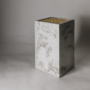 Concrete Knife Block - Textured Grey