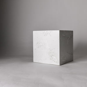 Concrete Utensil Cube - Textured White