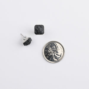 Diffusion Square Stud Earrings