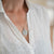 Circle Concrete-Scape Pendant Necklace