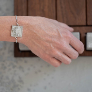 Square Concrete-Scape Adjustable Bracelet